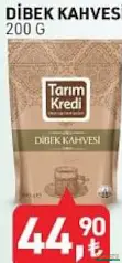 TARIM KREDİ DİBEK KAHVESİ 200 G TARIM KREDİ DİBEK KAHVESİ 200 G